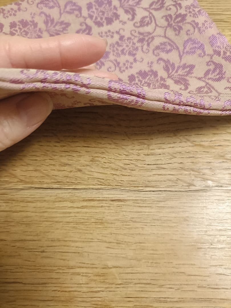 ①銀座高田製　有職織物 茶道用帛紗　木箱入り