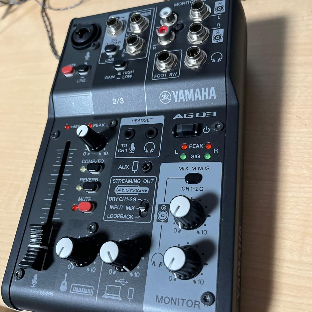 YAMAHA AG03mk2 オーディオインターフェース