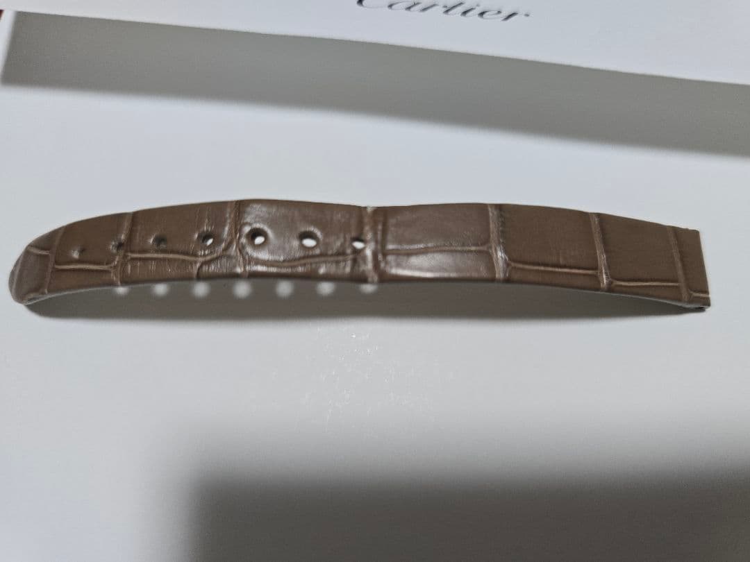 カルティエ純正 ベニュワール レザーベルト