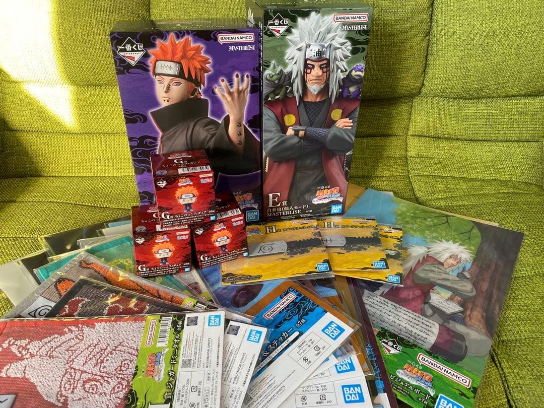 NARUTO 一番くじ C賞ペイン+E賞自来也+G賞ちょこのっこ+下位賞セット