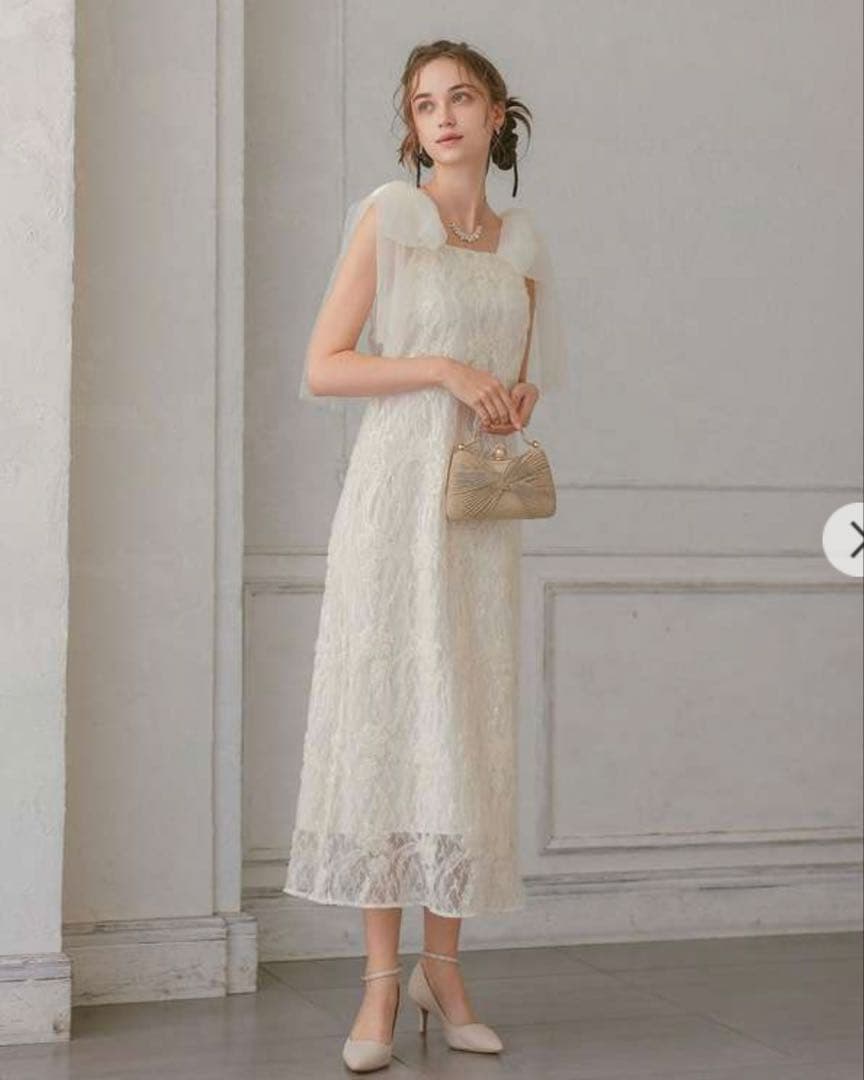 DorryDoll リボン×スパンコールドレス 二次会花嫁