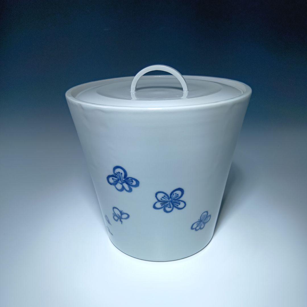 最後値下げ茶道具　中村翠嵐作　梅ノ絵広口水指　 表千家　宗伴書付　共箱　美品