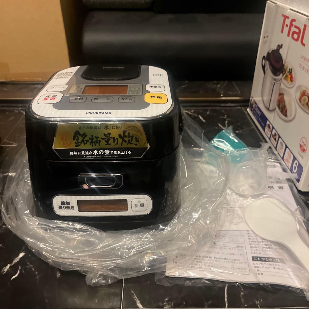 IRIS OHYAMA IH炊飯器 RC-IA30-B 3合炊き