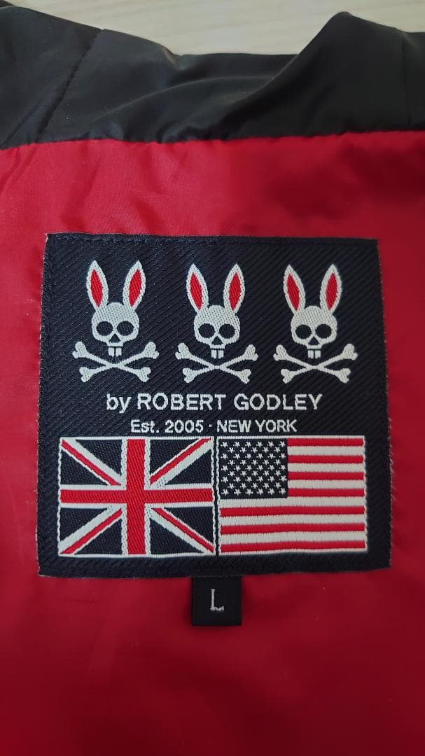 羊革レザー ジャケット Lサイズ【Psycho Bunny サイコバニー 】