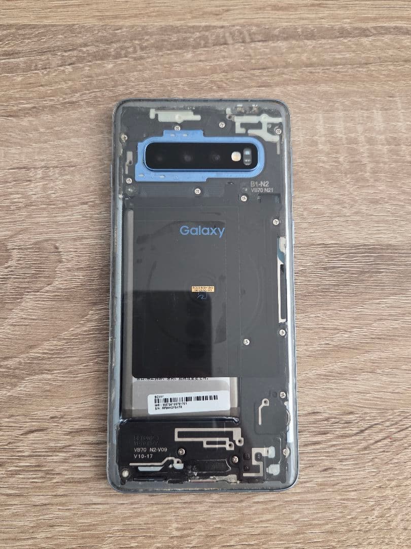 携帯電話本体 Samsung Galaxy S10 skeleton model