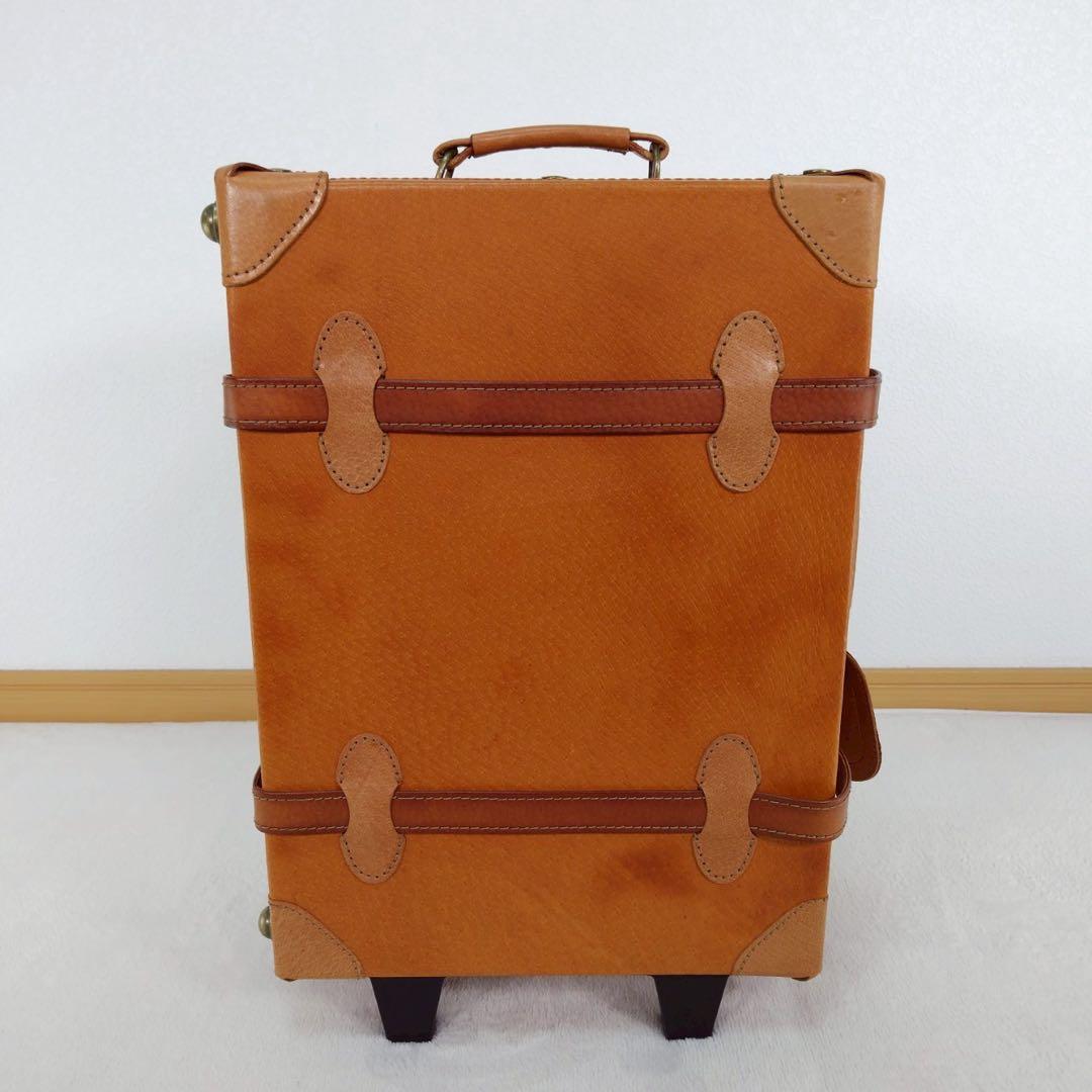 TIME WALKER 本革 レザーアンティークトランク風キャリーケース レトロ