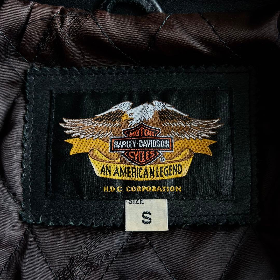harley-davidson シングルレザージャケット ブラック