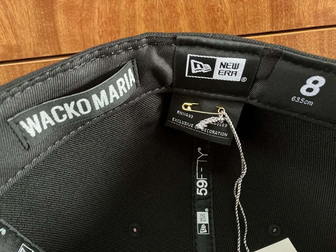 Wacko Maria New Era 59FIFTY 8 ブラック ワコマリア