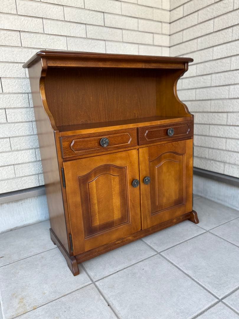 karimoku カリモク　コロニアル　電話台　レトロ　アンティーク