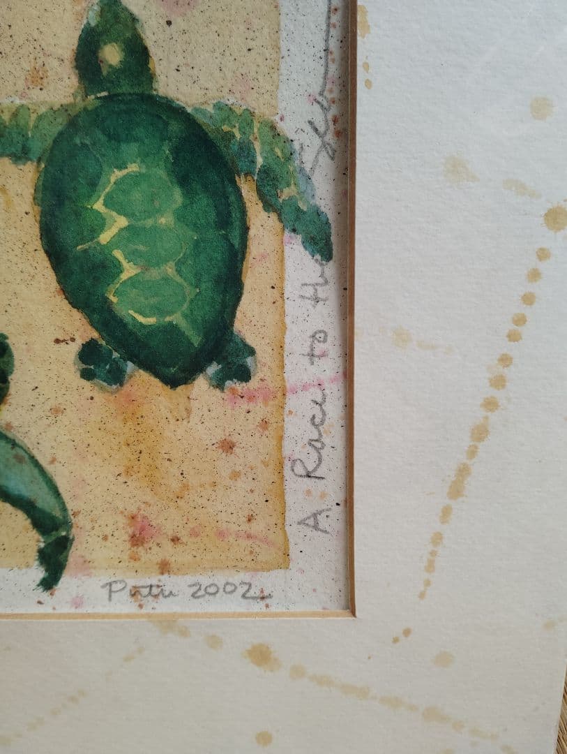 ハワイで購入した亀の絵