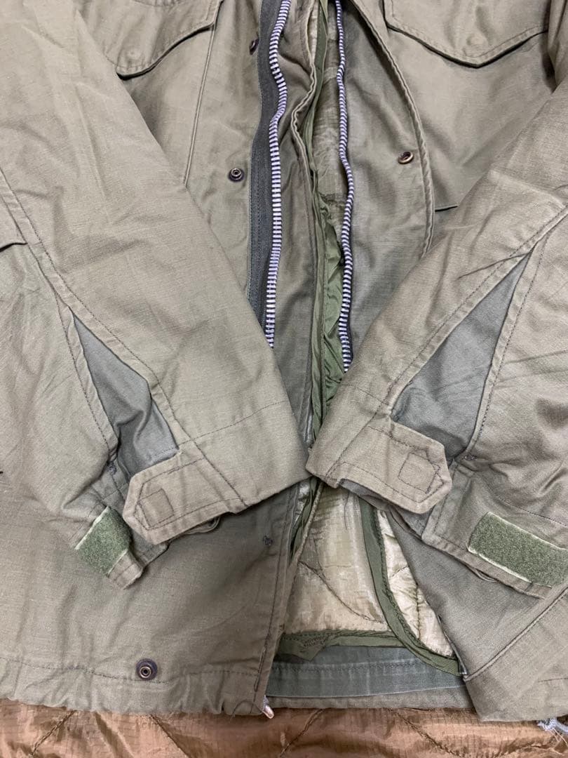 米軍実物　M-65 2nd アルミジップ ライナー　M65 アメリカ軍