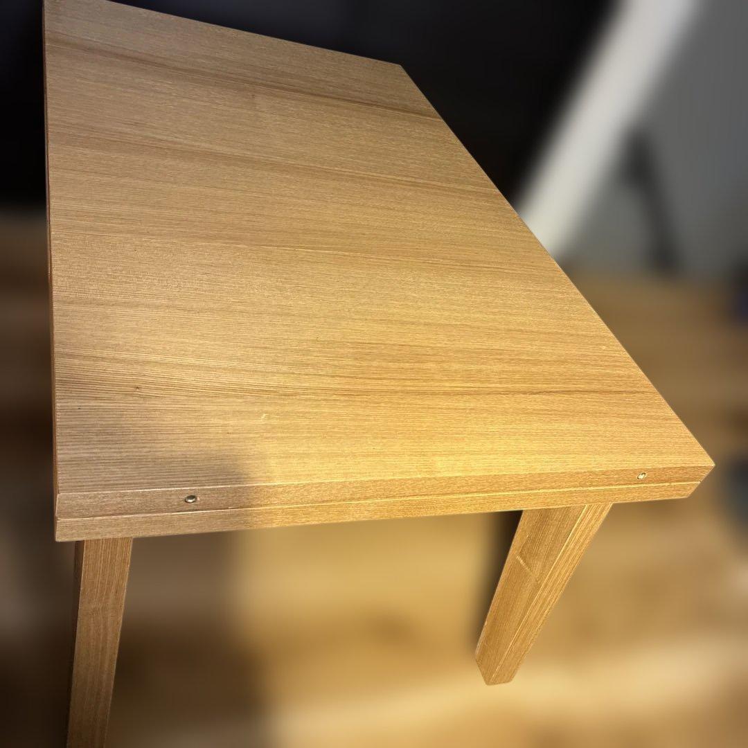 最終金額　Re:CENO 伸長式ローテーブル 木目 130cm対応35,800円