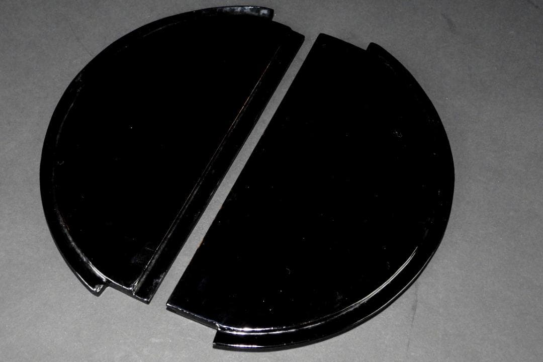 時代 薩摩焼 金彩色絵 花卉紋 手桶 水指 煎茶道具