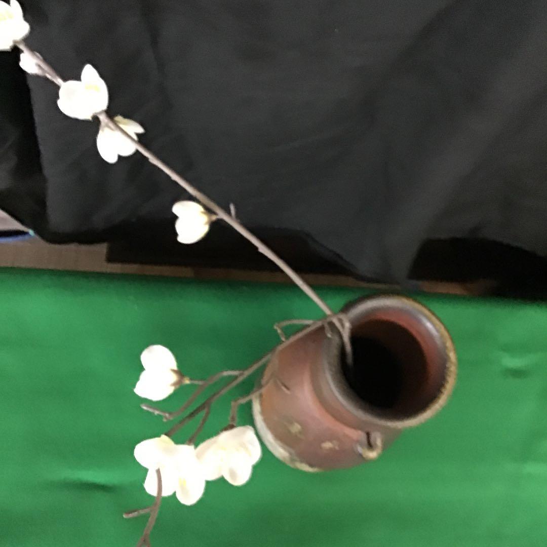 備前焼豊福先生台座型花入れ只今年末年始大売り出しです❣️