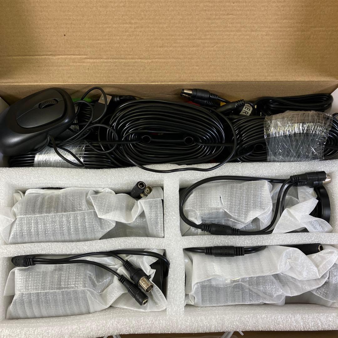 【未使用】 防犯カメラセット デジタルビデオレコーダーシステム H.264