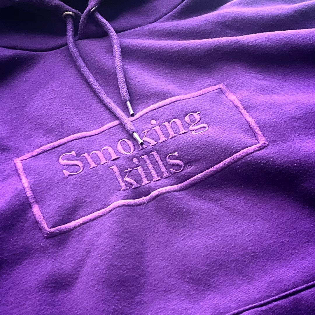 廃盤初期　FR2 撫子限定　smoking kills BOX刺繍　パーカー