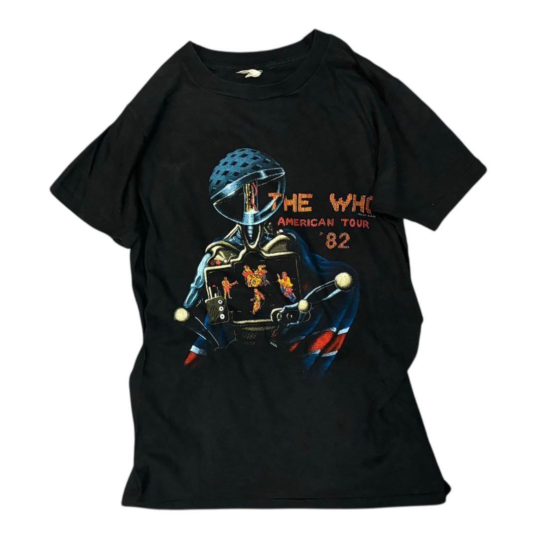 美品◎\"82 ピンテージ THO WHOザ フー 北米ツアーT パキ綿 S相応◎
