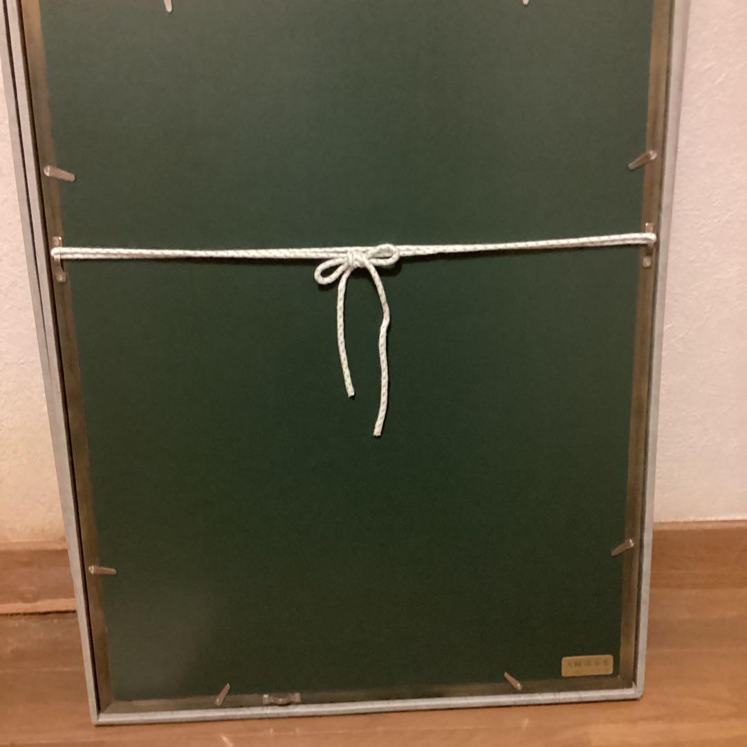 豊国木版画　【徳濱田屋版　桜花美人之図】新額装仕立　（日本美術振興協会認定書）