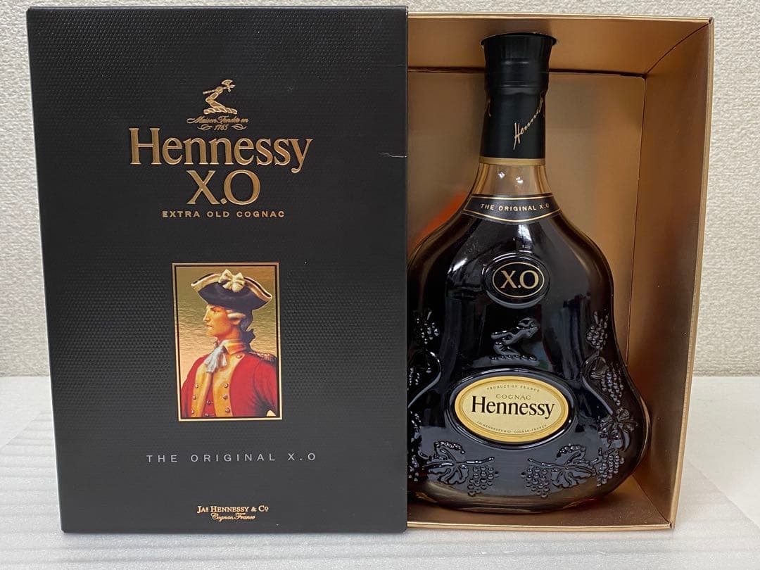3-3201 【未開栓】Hennessy xo ヘネシー xo ブランデー箱付き