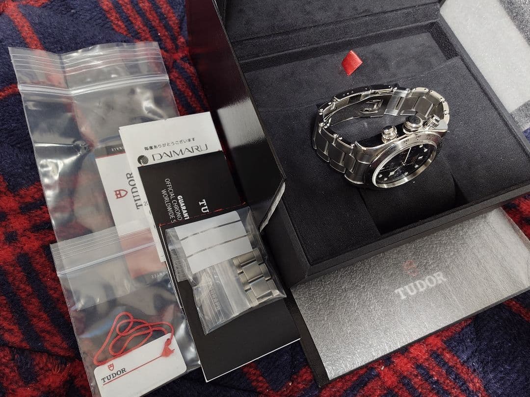 TUDOR 正規品 ブラックベイ クロノ 79350