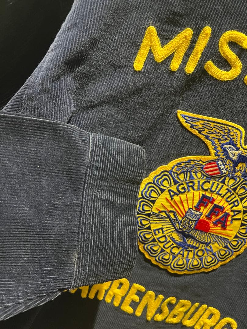 FFAコーデュロイジャケット 個人名刺繍入り　美品