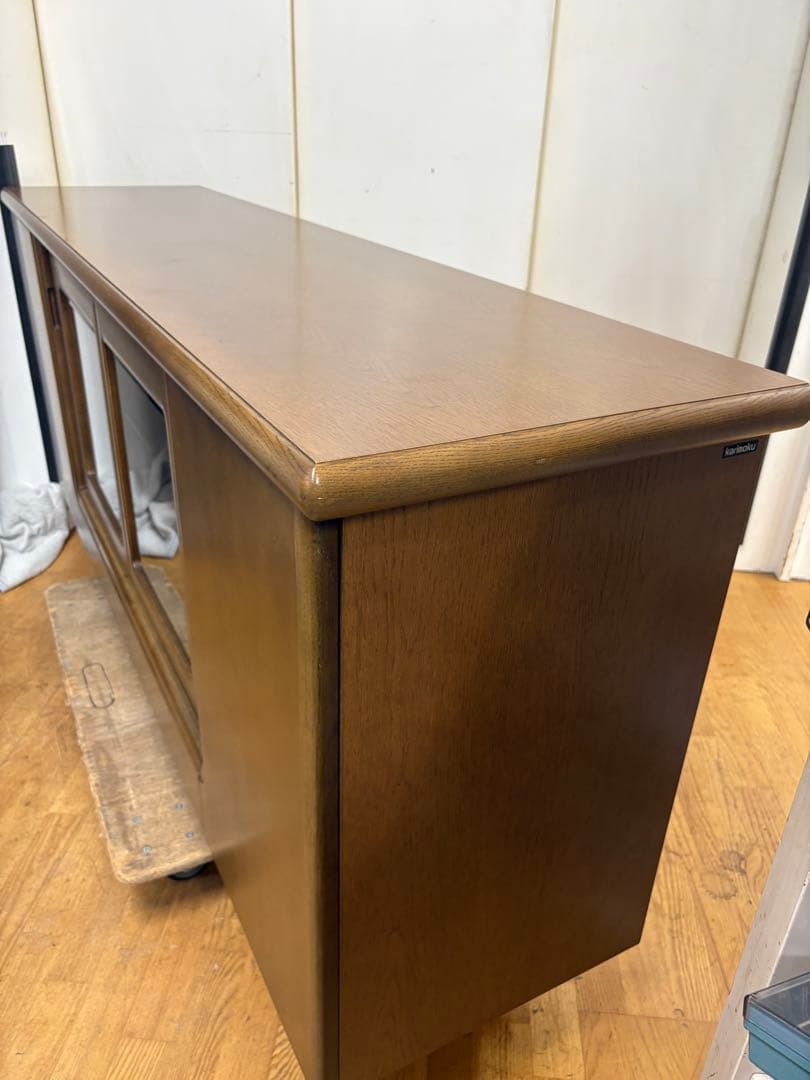 M009 カリモク　サイドボード　リビングボード　キャビネット　幅1800ｍｍ