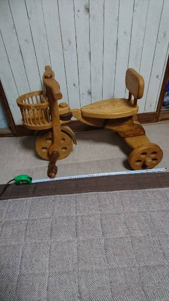 ハンドメイド木製 三輪車