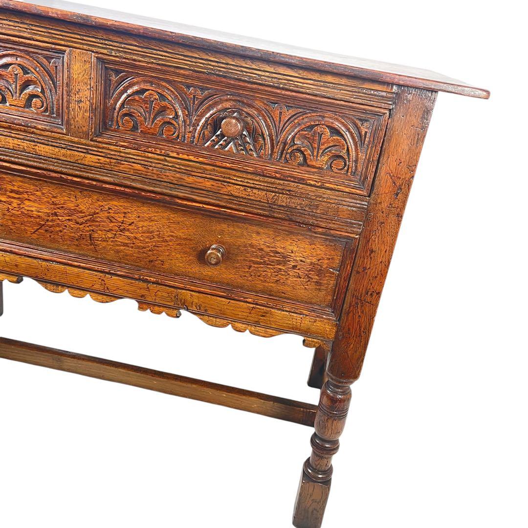 ケンタ　HR396 【アンティーク英国】1930年代　カービング　チェスト