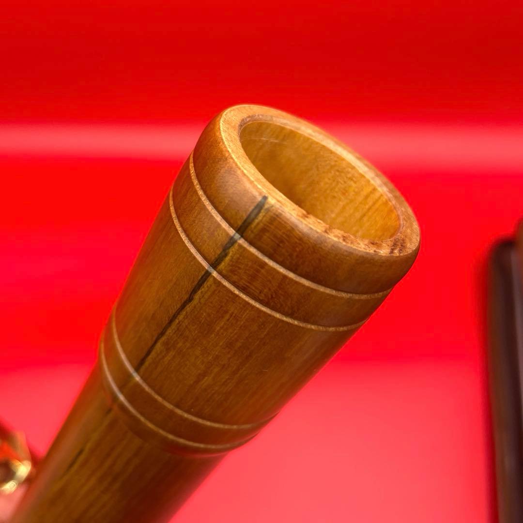 ゼンオンZEN-ON 2000B 木製 テナーリコーダー 3パーツ ケース付き