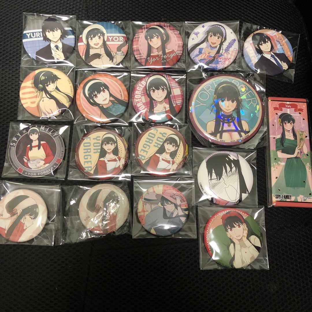 スパイファミリー　缶バッジ　ヨル　18点セット