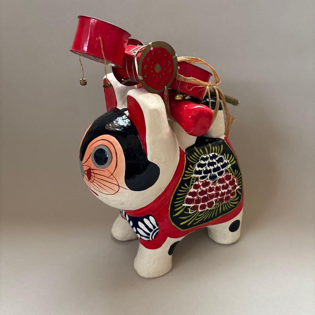 いせ辰　江戸犬張子　5番　郷土玩具　民芸