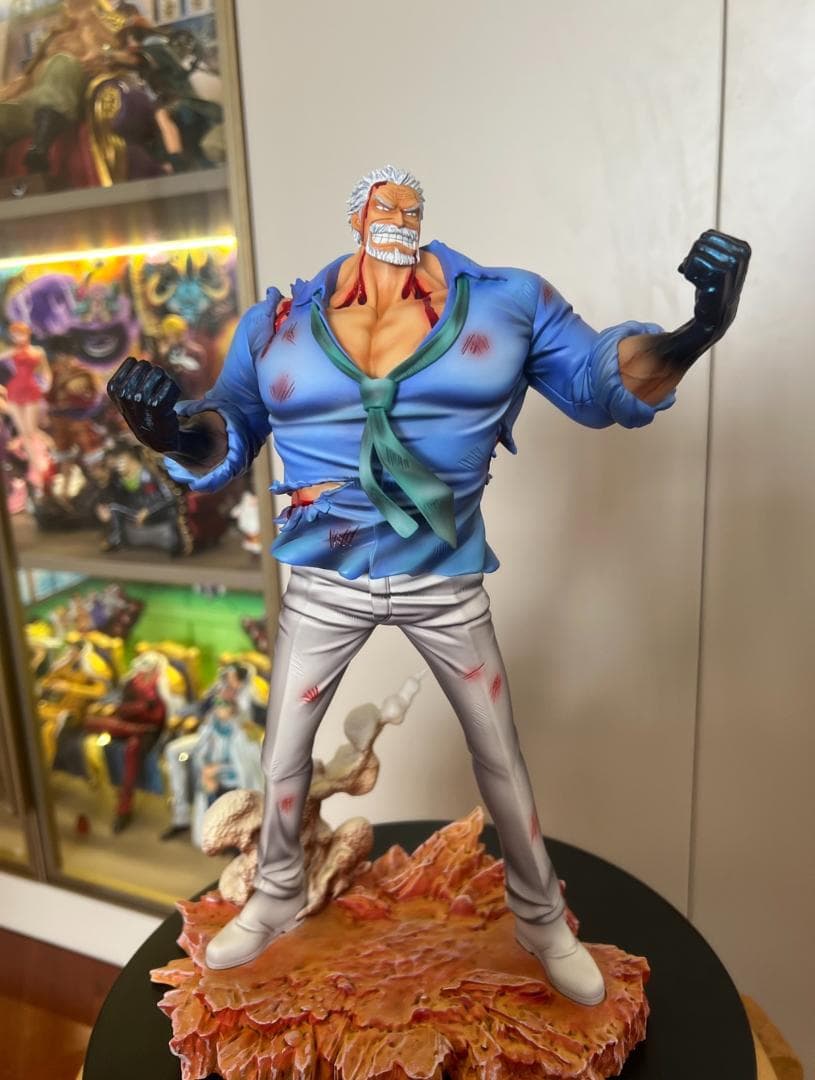 ONE PIECE 海軍英雄 モンキー・D・ガープ 樹脂 彫刻 フィギュア