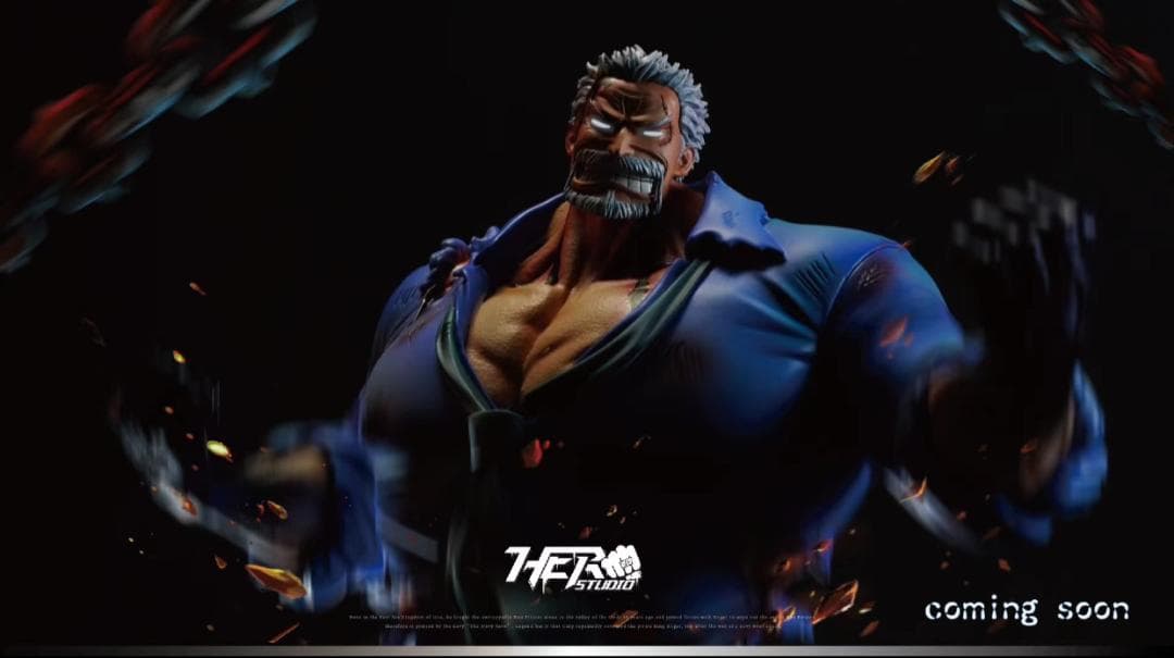 ONE PIECE 海軍英雄 モンキー・D・ガープ 樹脂 彫刻 フィギュア