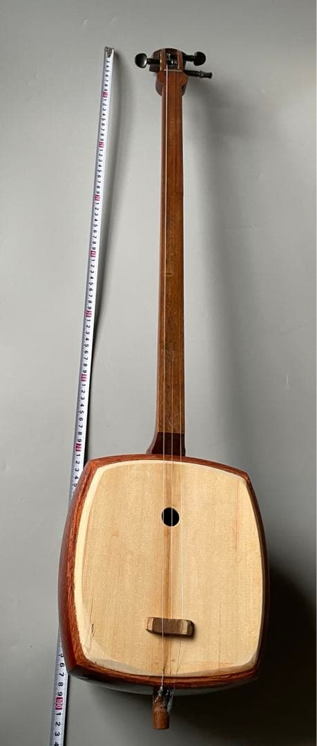 レア楽器　シャズセン　ダブルボディ　細棹