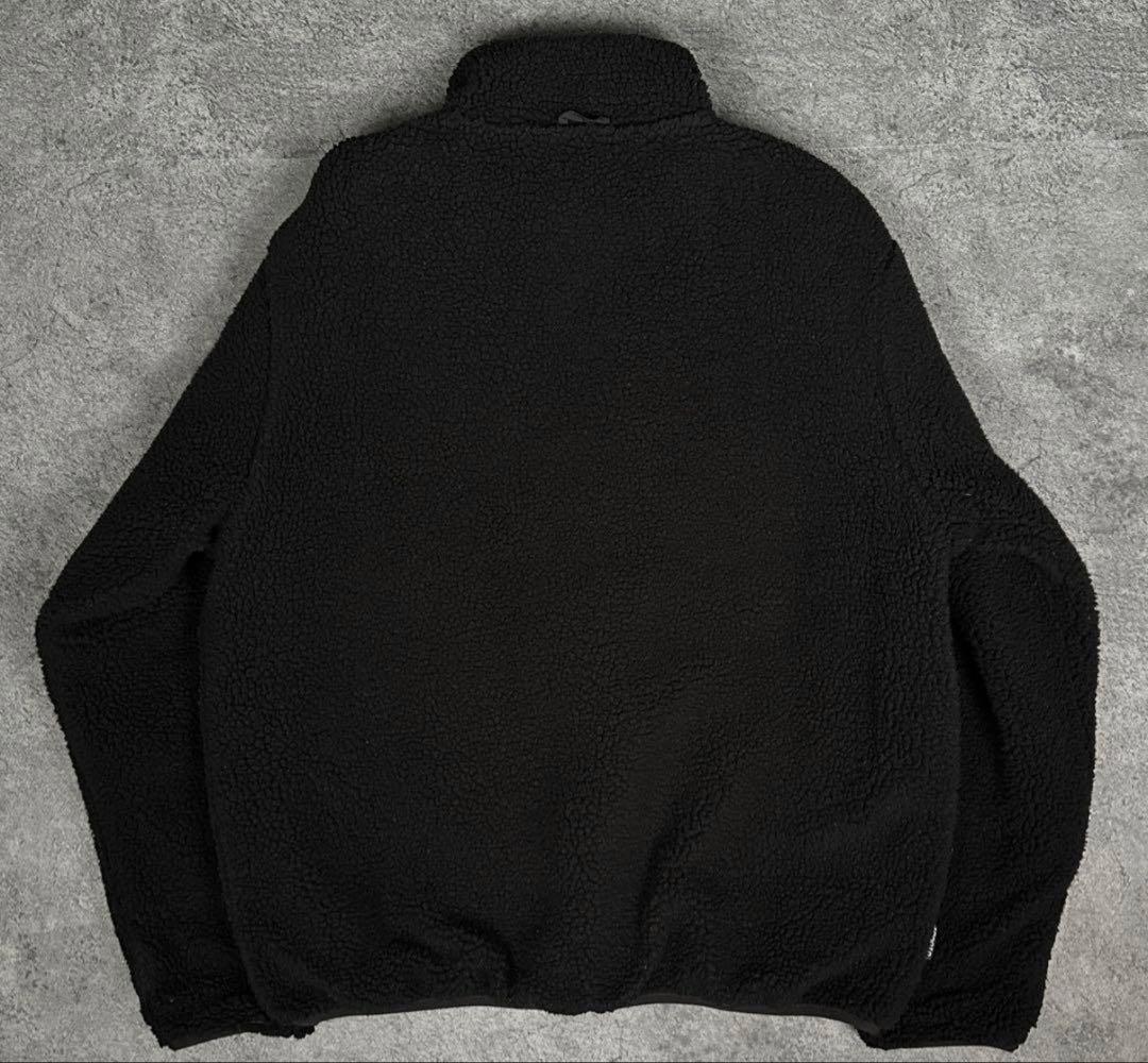 old stussy ボア キルティング リバーシブル ジャケット