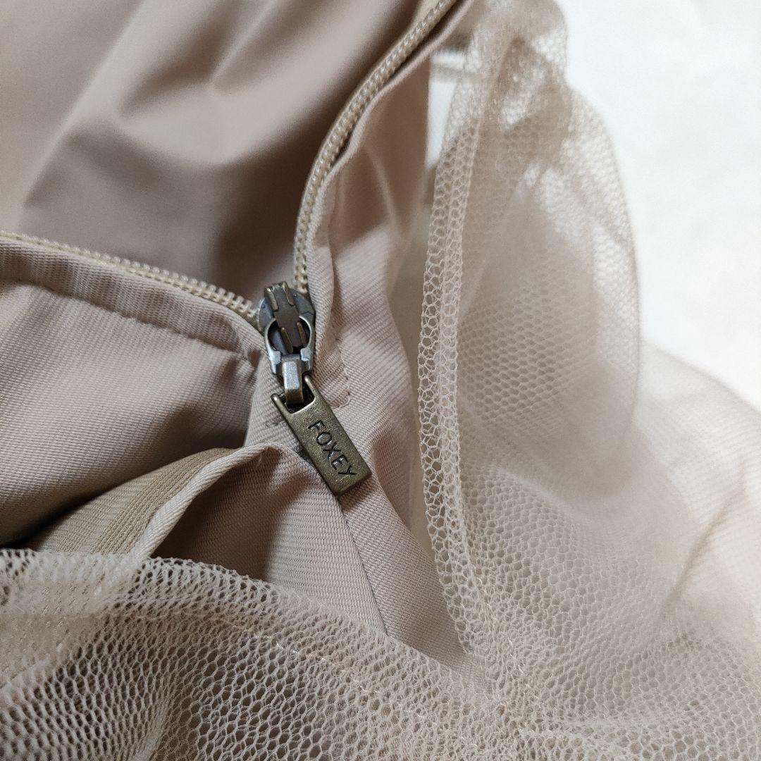 FOXEY　フリル　レース　スカート　フォクシー　40