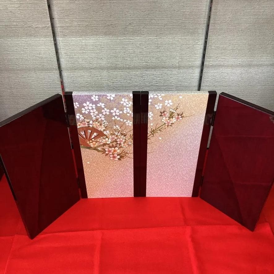 専用ページ　G5 高さ39㎝位　雛人形屏風　ひな人形屏風　親王飾り