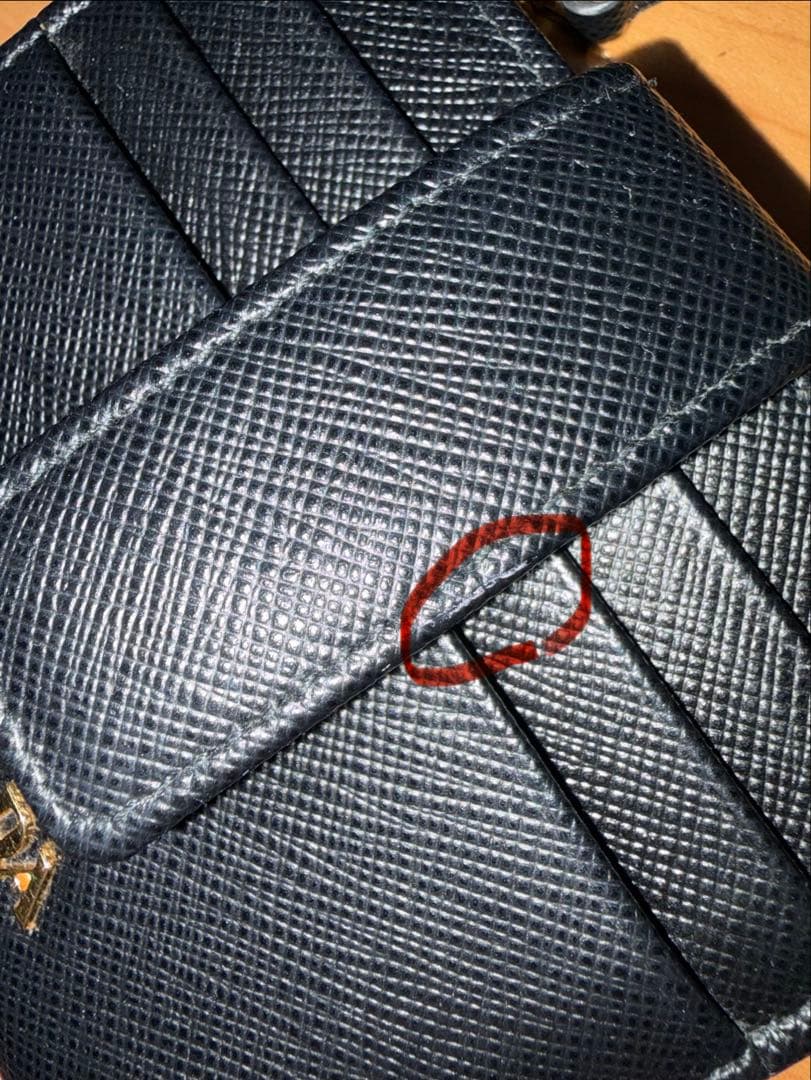 ⭐︎正規品⭐︎PRADA サフィアーノ 二つ折り財布 ブラック