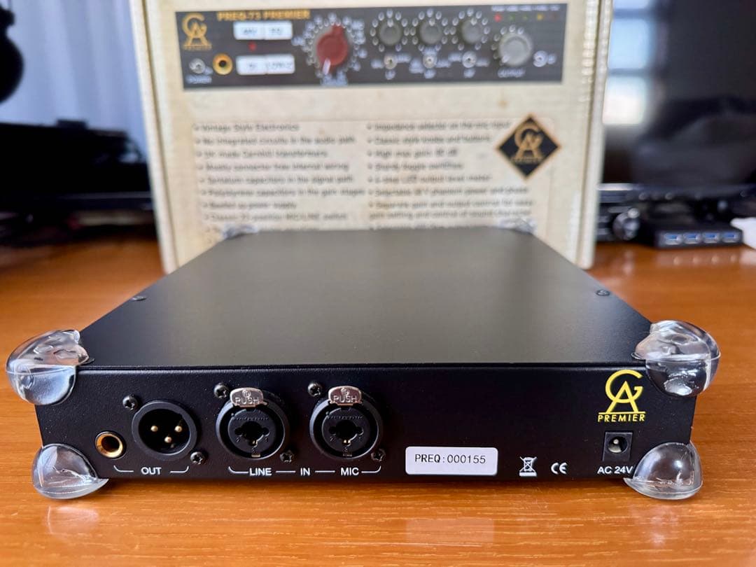古*亮様 PREQ-73 PREMIER マイクプリアンプ：箱・説明書・おまけ付