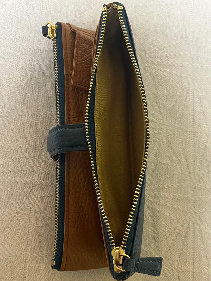 C COMPANY LIMITED ターコイズブルーレザー筆箱