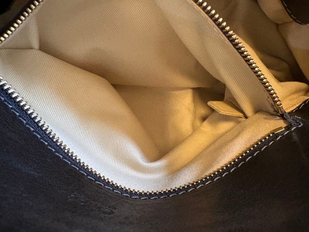 【美品/付属品付】Chloe エロイーズ 本革 ハンドバッグ 黒 Y2K 希少