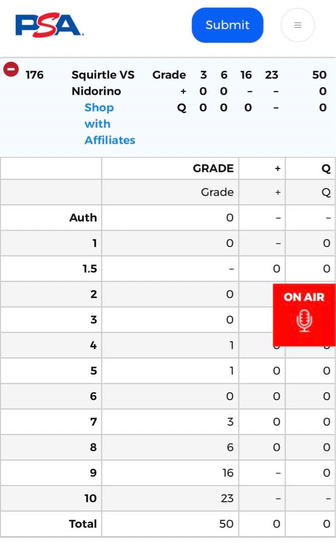 25年前! PSA 7 ゼニガメ 対 ニドリーノ 珍ポケモンカード ポケカトレカ
