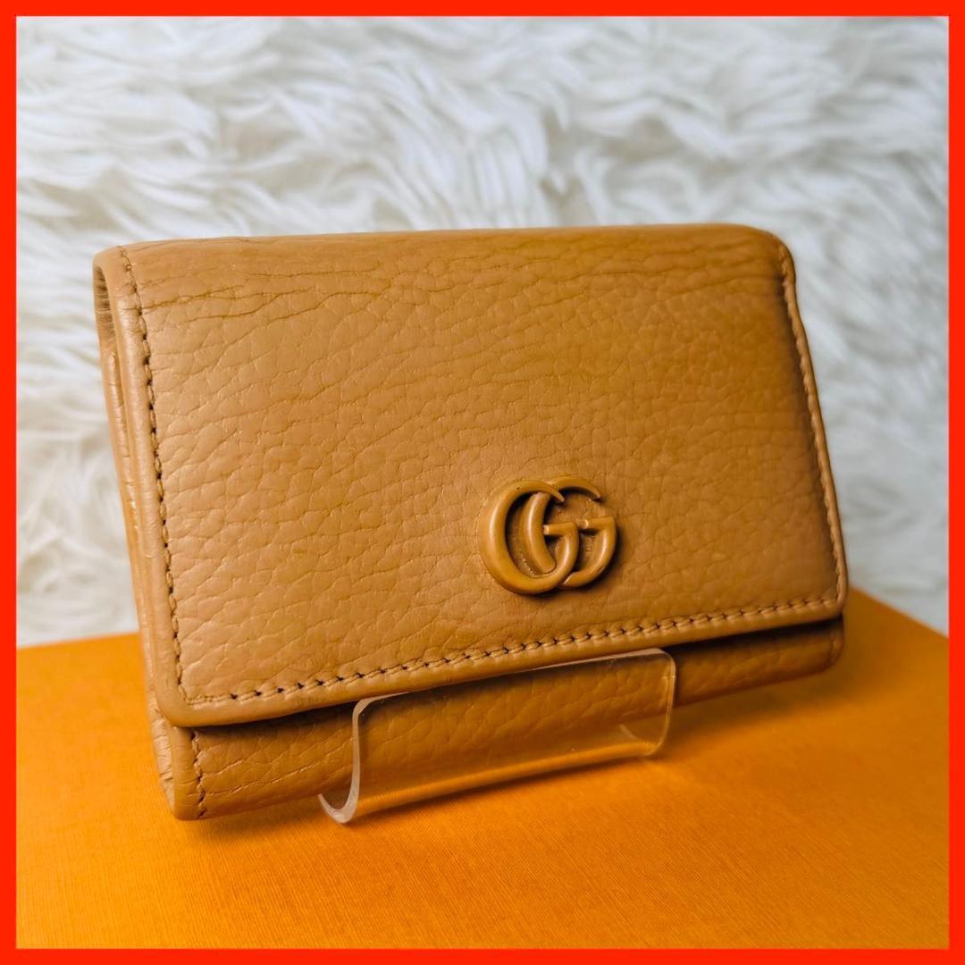 【最終セール！】GUCCI GGマーモント 三つ折り財布 グッチ　プチマーモント