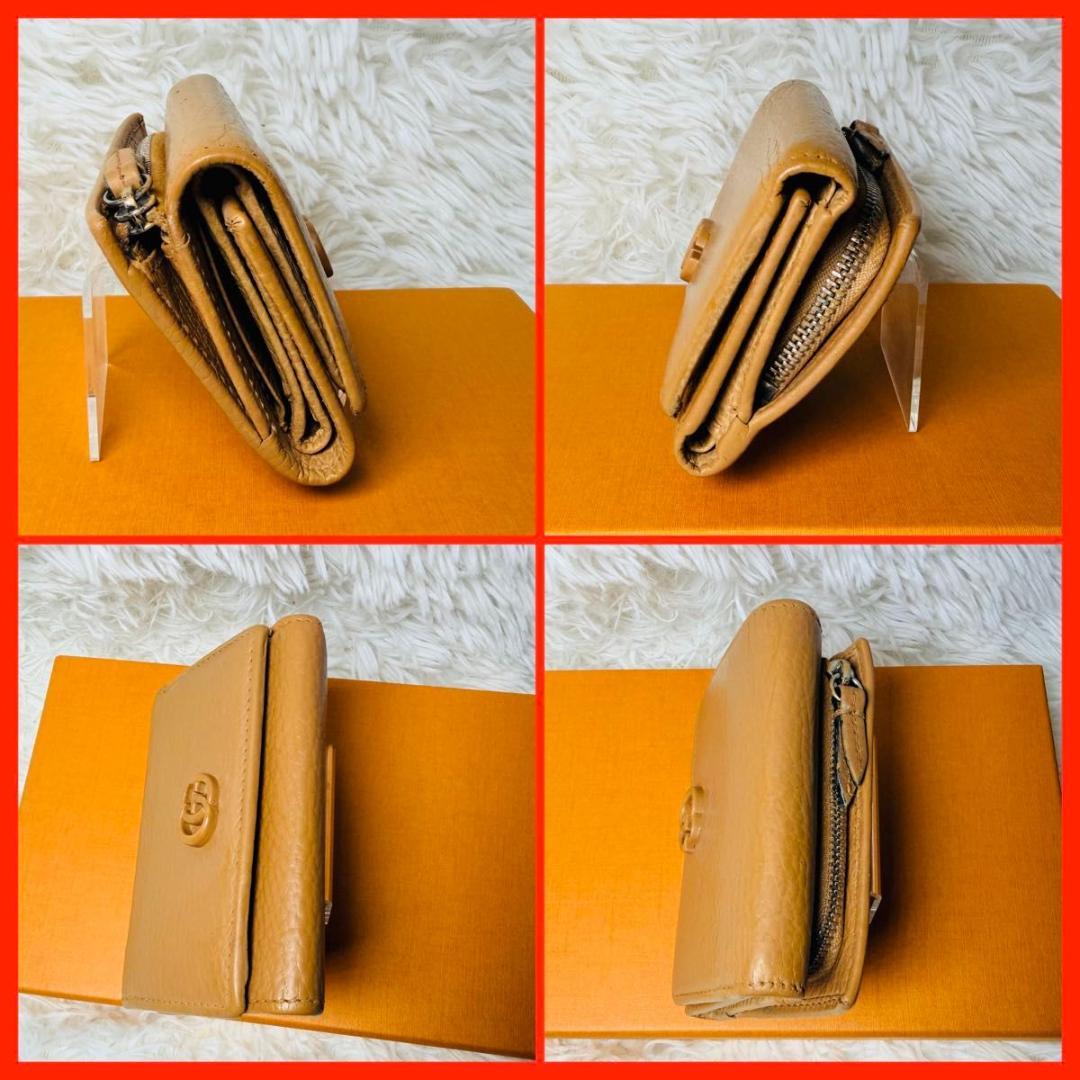 【最終セール！】GUCCI GGマーモント 三つ折り財布 グッチ　プチマーモント