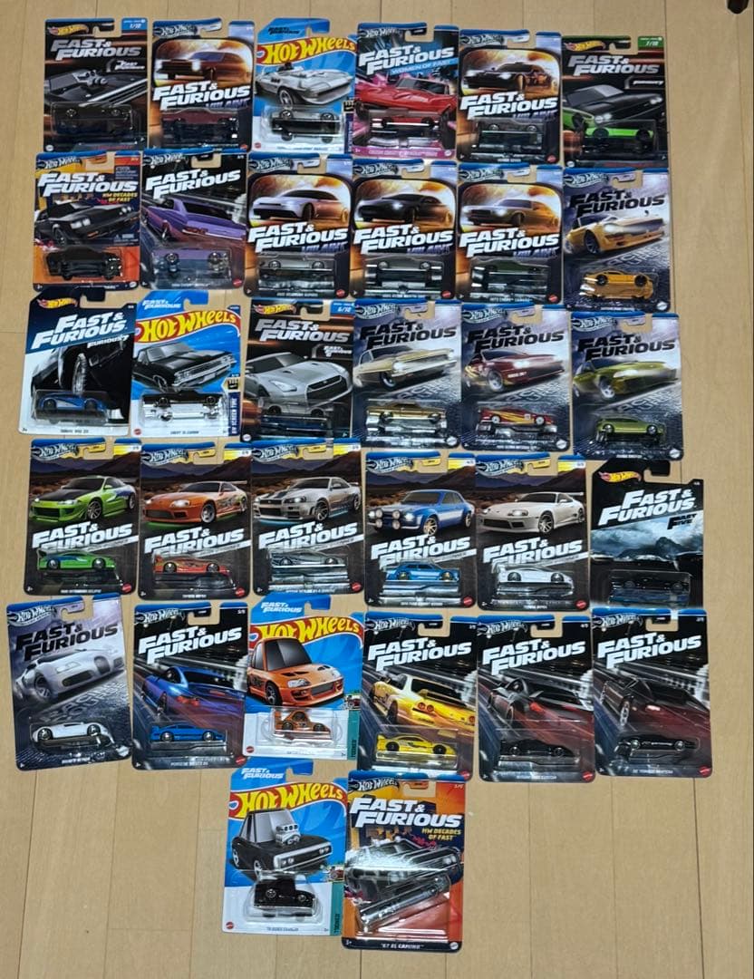 Hot Wheels Fast & Furious 未開封104台開封1台