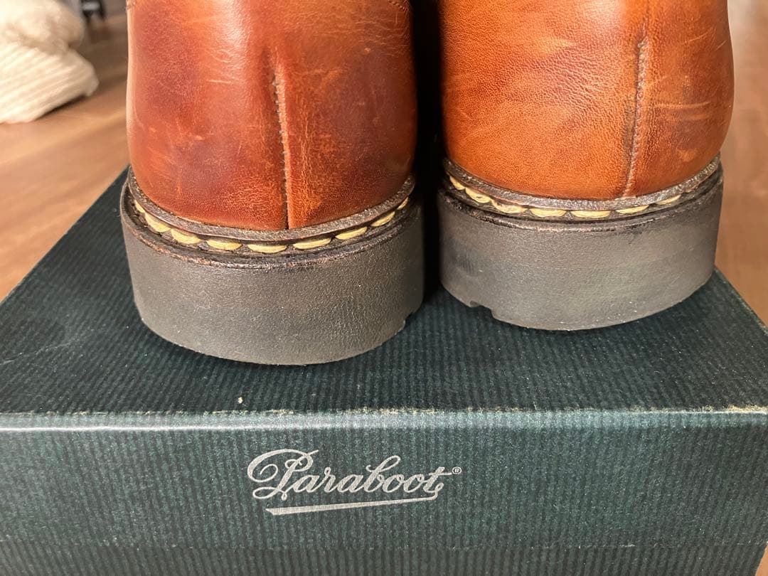廃盤 希少色 Paraboot シャンボード ゴールド