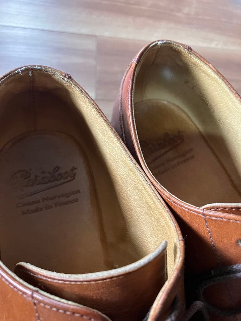 廃盤 希少色 Paraboot シャンボード ゴールド