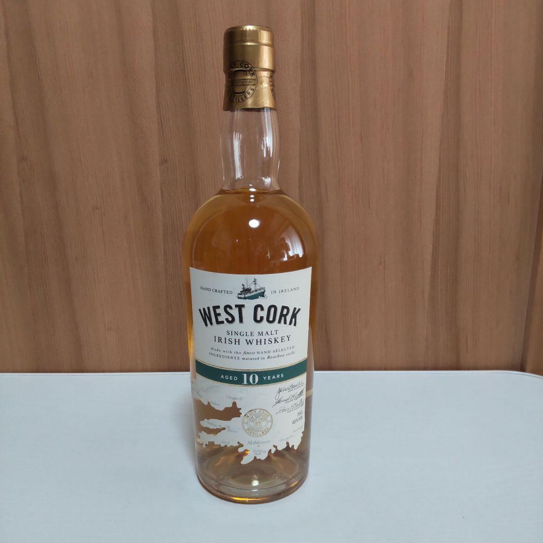 WEST CORK 10年 シングルモルトウイスキー 700ml 40%