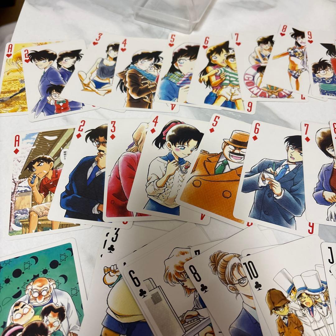レア 新品未使用品 名探偵コナン 全員サービス トランプ キッド 平次 ジン 哀