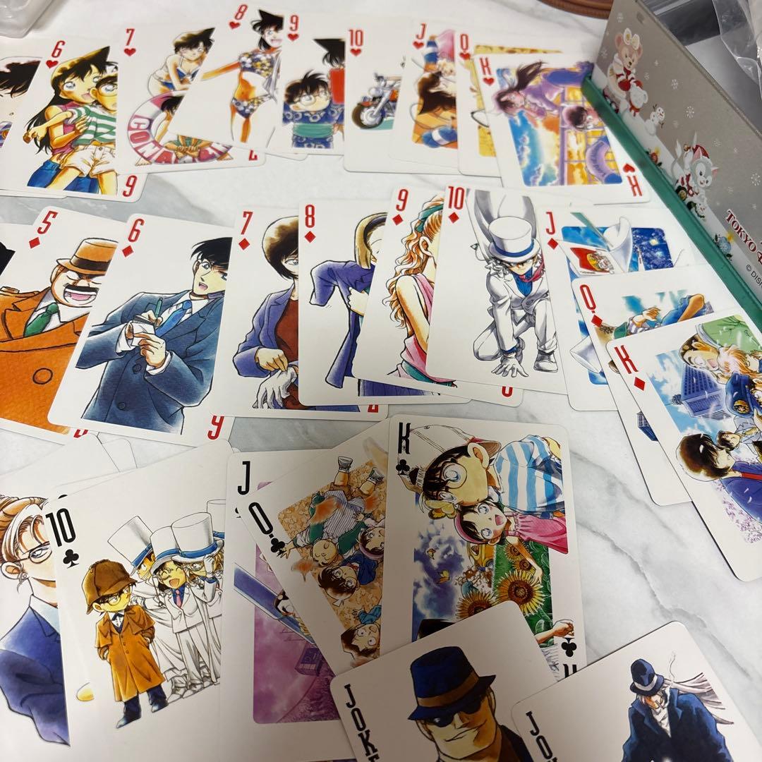 レア 新品未使用品 名探偵コナン 全員サービス トランプ キッド 平次 ジン 哀